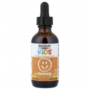 Bioray, Kids, NDF® Tummy, суміш пробіотиків із 11 штамів, малина, 60 мл (2 рідк. унції)